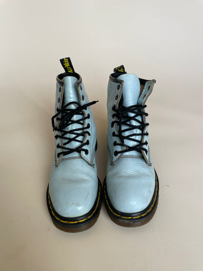 Martens 1460 Pascal Dr Martens Bleu Ciel Doc Martens Bleu Canard Cheap
