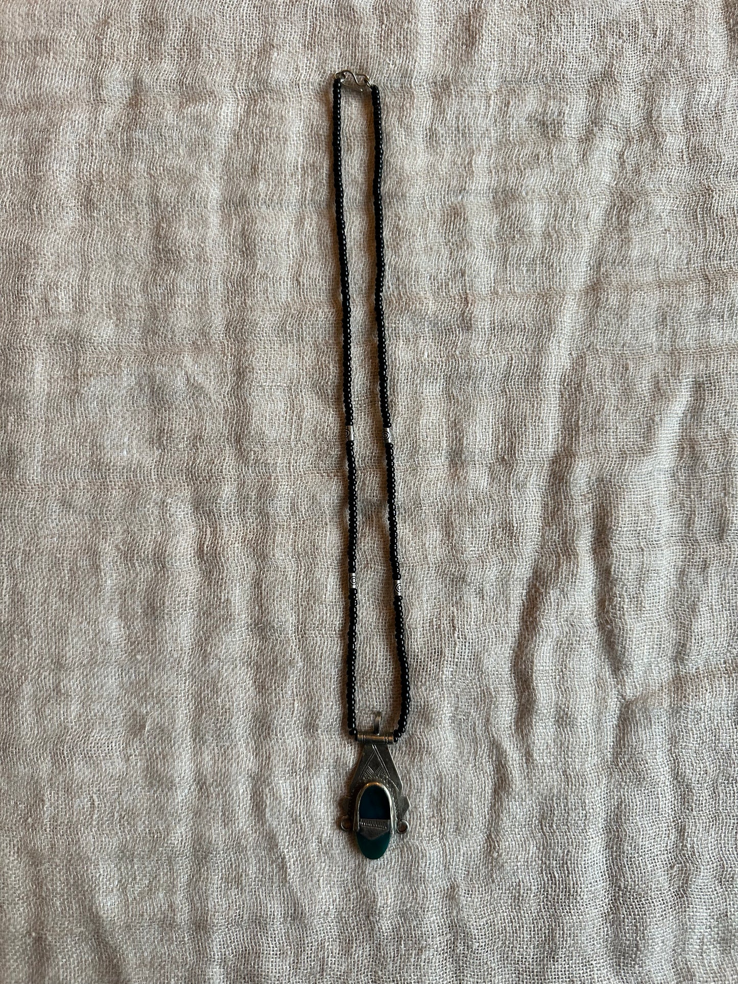 Collier Symbole Touareg Vert