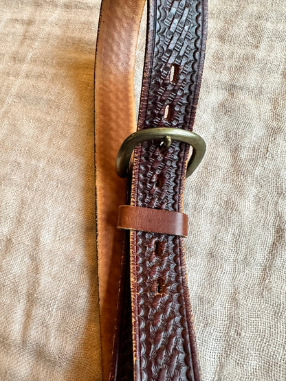 Ceinture en cuir Marron